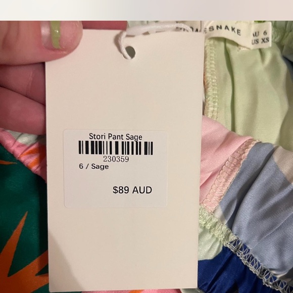 Bronze Snake Flowy Pants - Picture 5 of 5